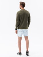 Men's plain sweatshirt B978 - olive