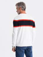 Men's sweater E190 - white