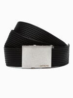 Men's sackcloth belt A029 - black