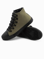 Men's casual sneakers - olive T378