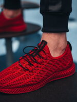 Men's mesh sneakers shoes - red V2 OM-FOKS-0117