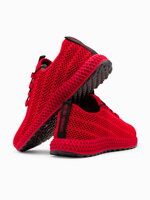 Men's mesh sneakers shoes - red V2 OM-FOKS-0117
