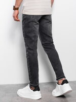 Men's denim pants SKINNY FIT - graphite V3 OM-PADP-0101