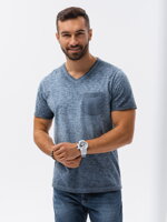 Men's plain t-shirt S1388 - navy