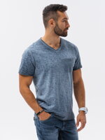 Men's plain t-shirt S1388 - navy