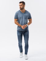 Men's plain t-shirt S1388 - navy