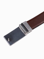 Men's sackcloth belt - brown-black A646