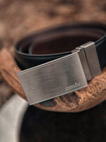Men's sackcloth belt - brown-black A646