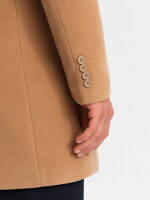 Men's mid-season coat - camel C536