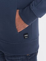 Men's zip-up sweatshirt B1157 - blue
