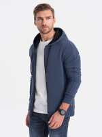 Men's zip-up sweatshirt B1157 - blue