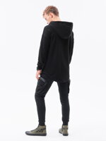 Men's hooded sweatshirt Tokyo B1363- black