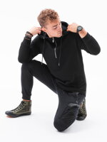 Men's hooded sweatshirt Tokyo B1363- black