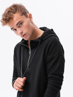 Men's hooded sweatshirt Tokyo B1363- black