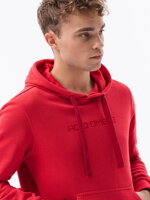 Men's printed hoodie B1351 - red