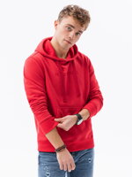 Men's printed hoodie B1351 - red