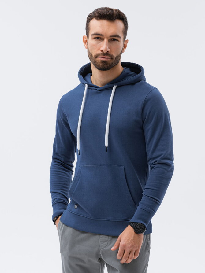 Men's hooded sweatshirt B1147 - navy