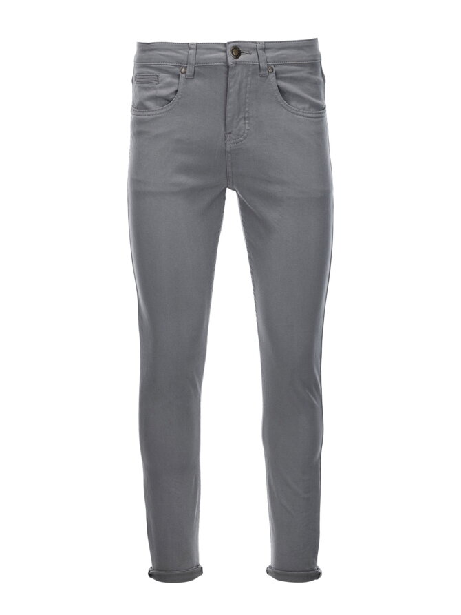Men's pants chinos P1059 - grey