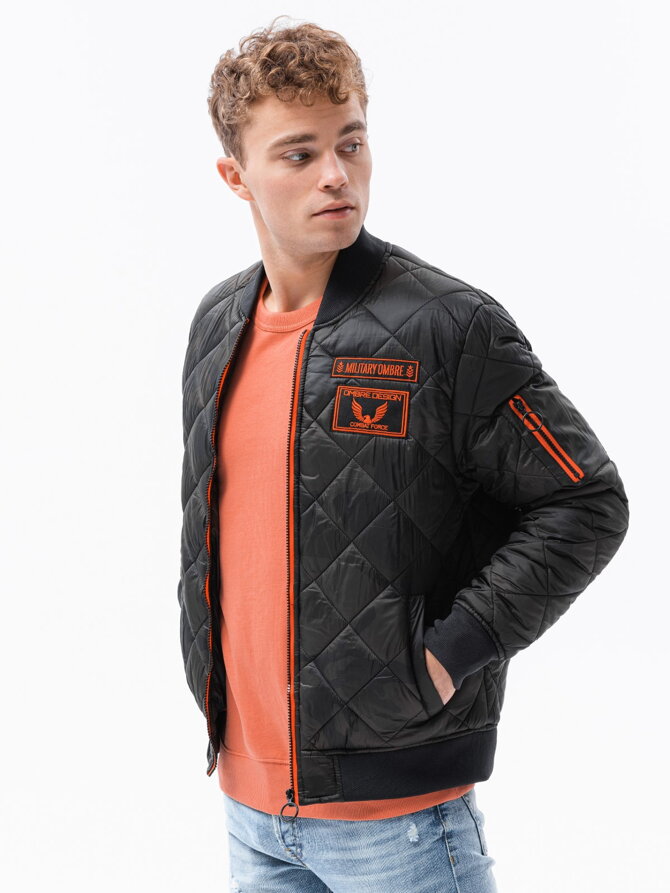 Men's mid-season bomber jacket C357 - camo