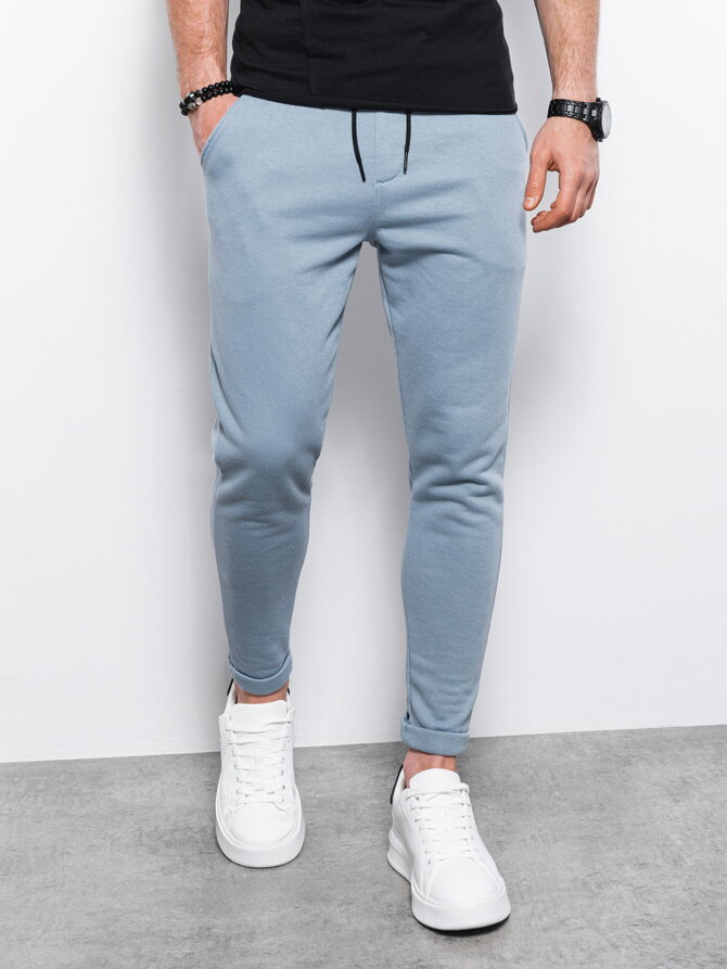 Men's sweatpants P949 - light blue
