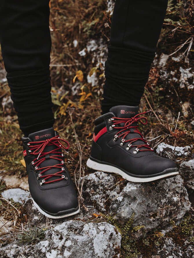 Men's winter shoes trappers T312 - black