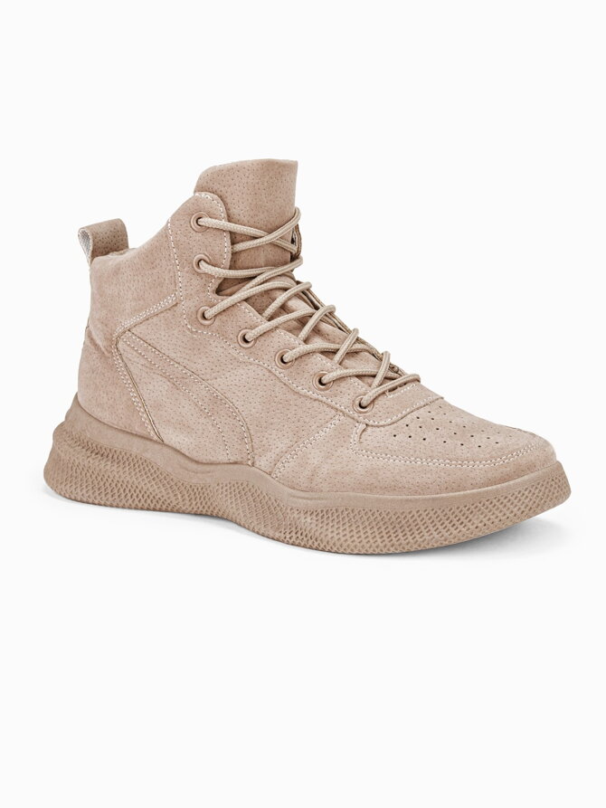 Men's winter shoes trappers T380 - beige