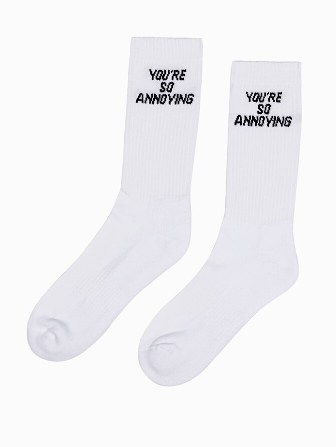 Men's socks U152 - white