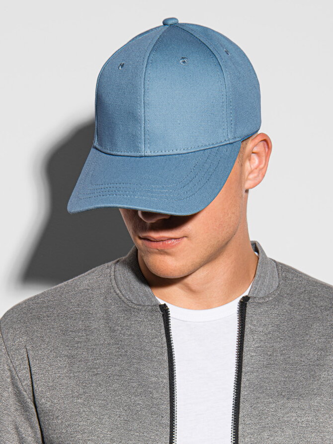 Men's cap H086 - blue