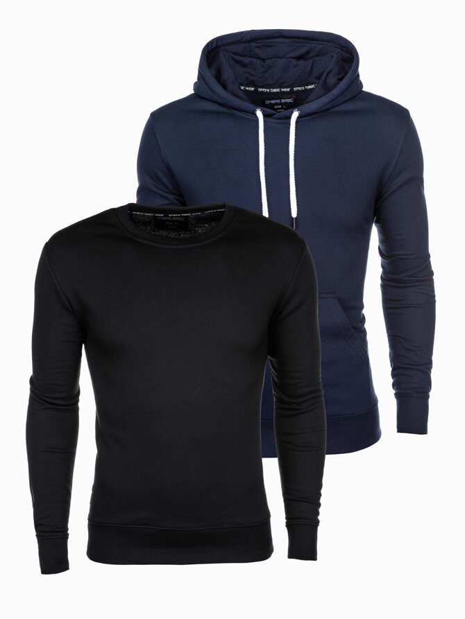 BASIC men's sweatshirt set - mix 2-pack V4 Z54