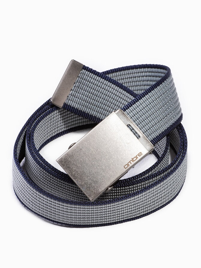 Men's sackcloth belt A364 - grey