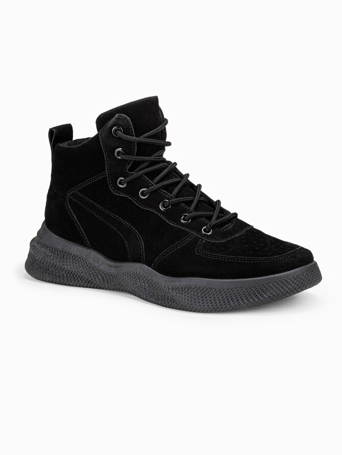 Men's winter shoes trappers T380 - black