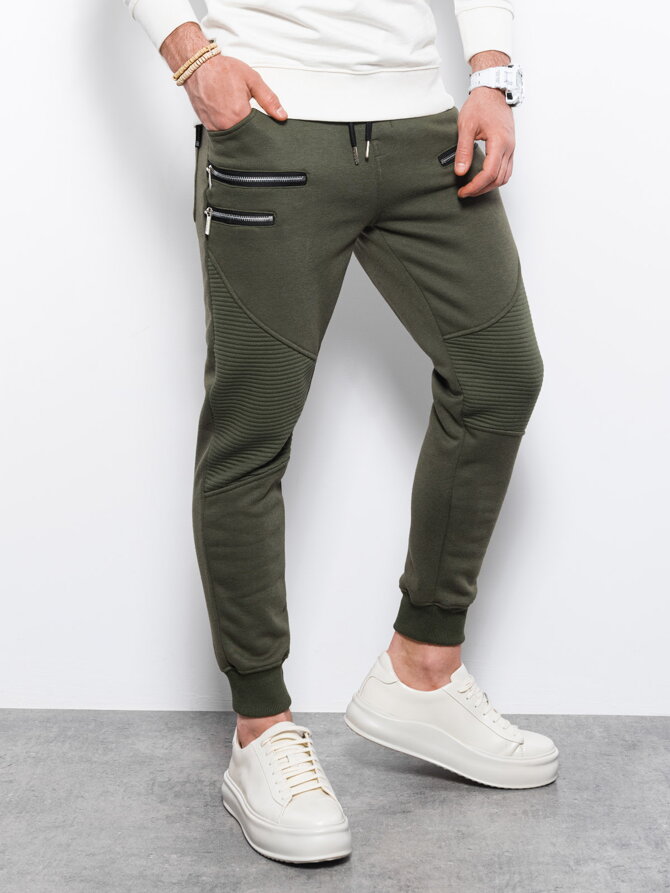 Men's sweatpants P900 - khaki
