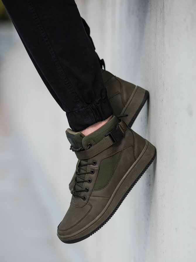 Men's sneakers T317 - green