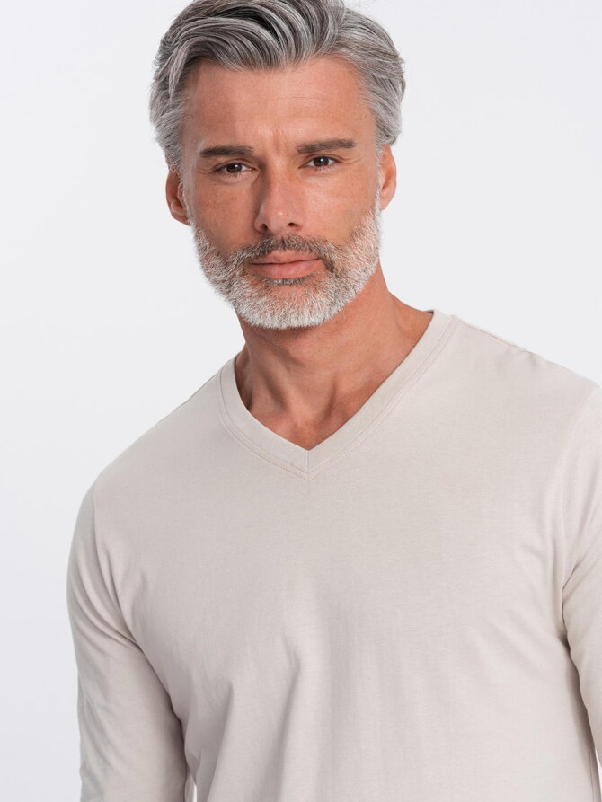 Men's plain longsleeve - mix 2-pack V5 Z41