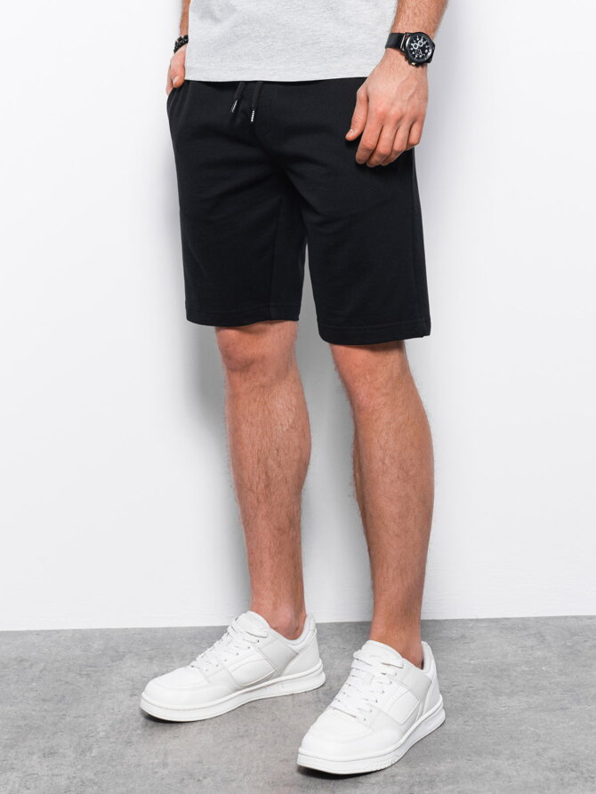 Men's sweatshorts W291 - black