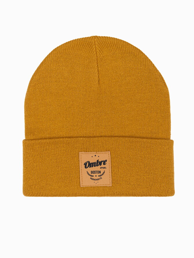 Men's hat H103 - mustard