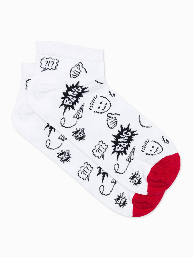 Men's socks U177 - white