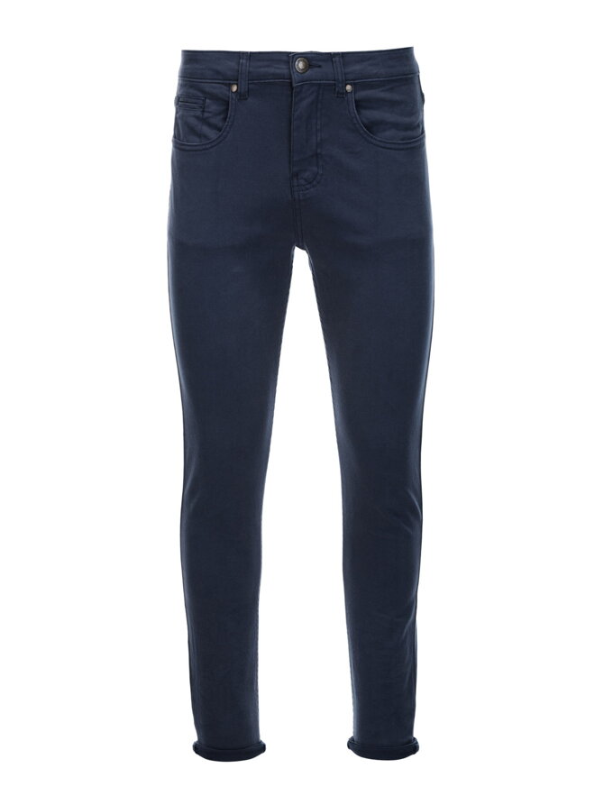 Men's pants chinos P1059 - navy