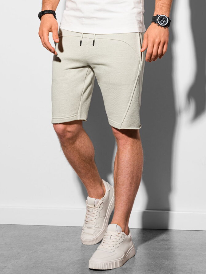 Men's sweatshorts W299 - light grey
