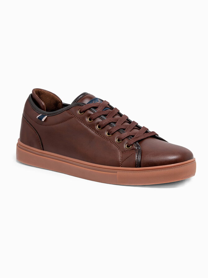 Men's ankle shoes - brown T419