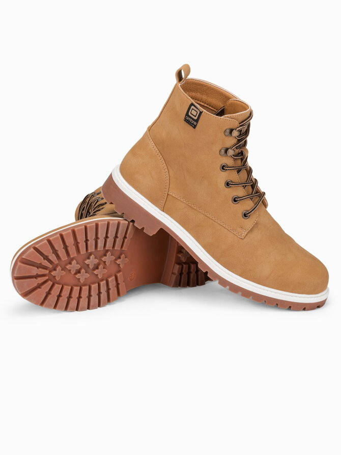 Men's winter shoes trappers T314 - beige