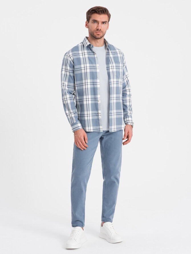 Men's jeans P1058 - blue