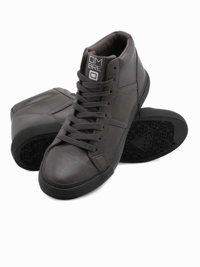 Men's casual sneakers T379 - grey