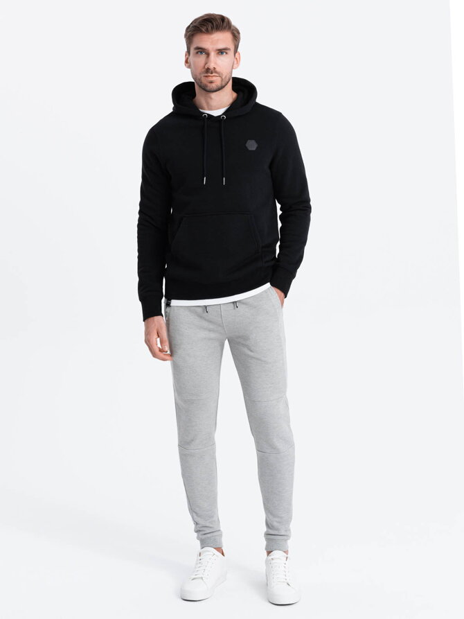 Men's sweatpants - grey melange P1036