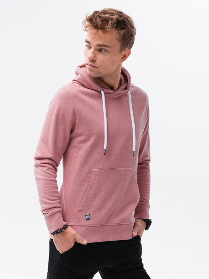 Men's hooded sweatshirt B1147 - pink