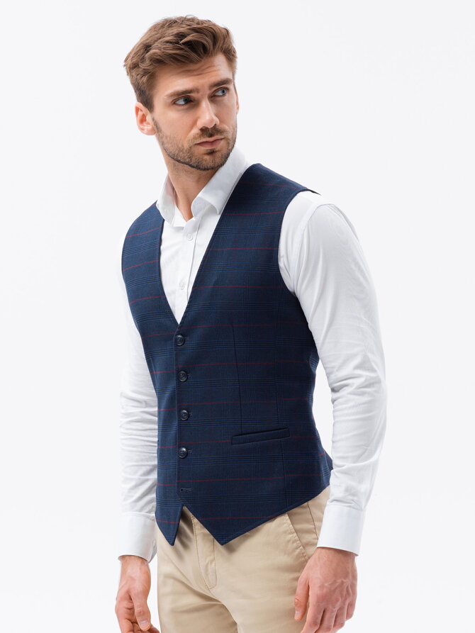 Men's vest V56 - navy