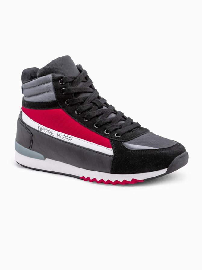 Men's casual sneakers T358 - black