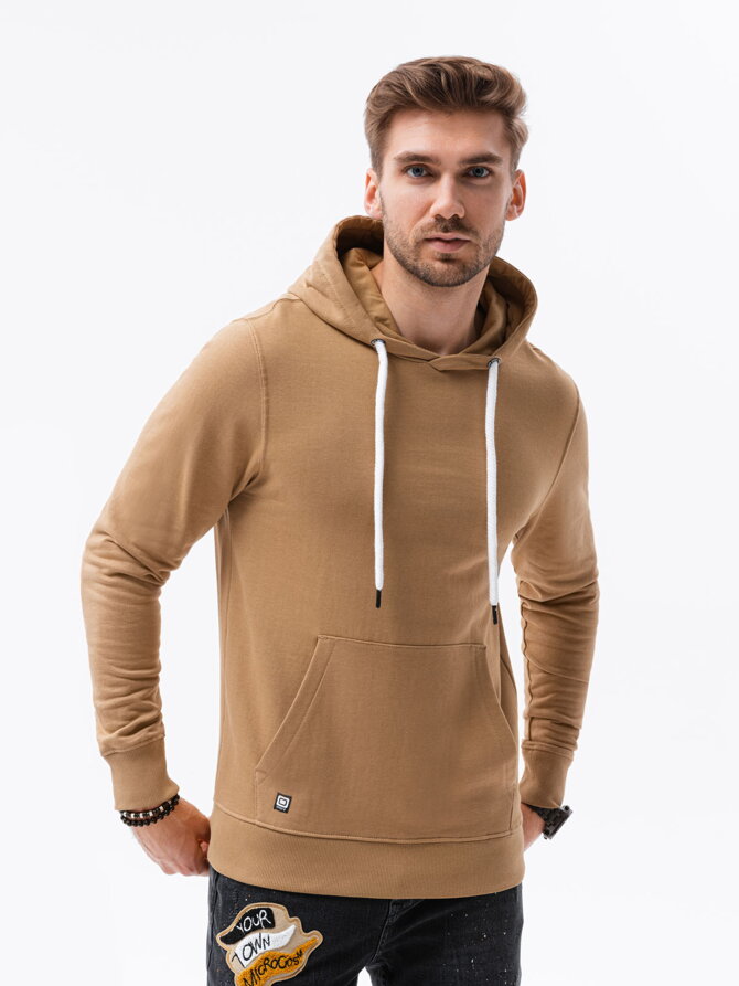Men's hooded sweatshirt B1147 - brown