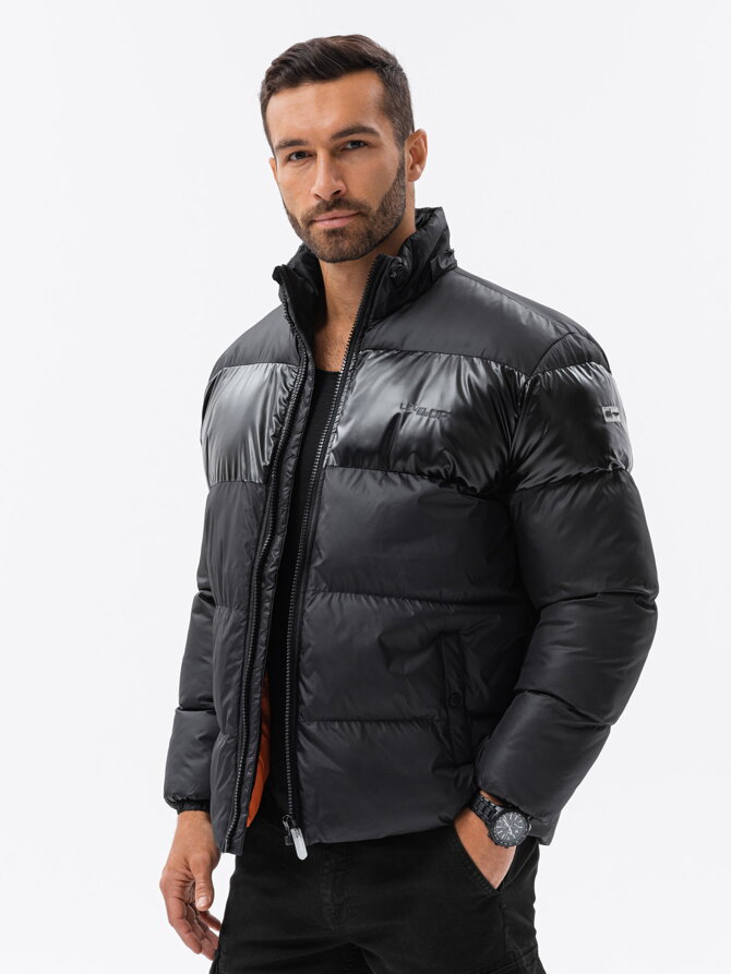 Men's winter jacket - V2 black C546