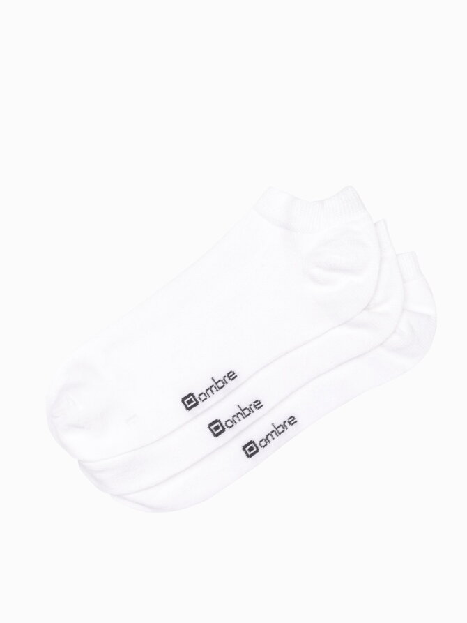 Men's socks U154 - white 3-pack
